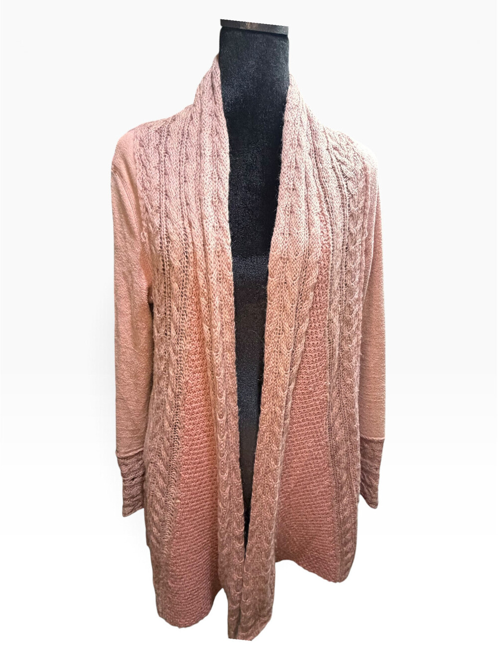 Knitted & Knotted by Anthropologie  Open Cardigan — Good Cond.
